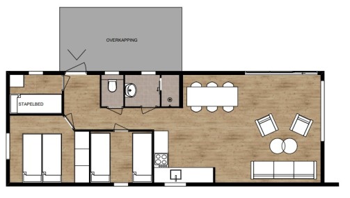 6 persoon chalet